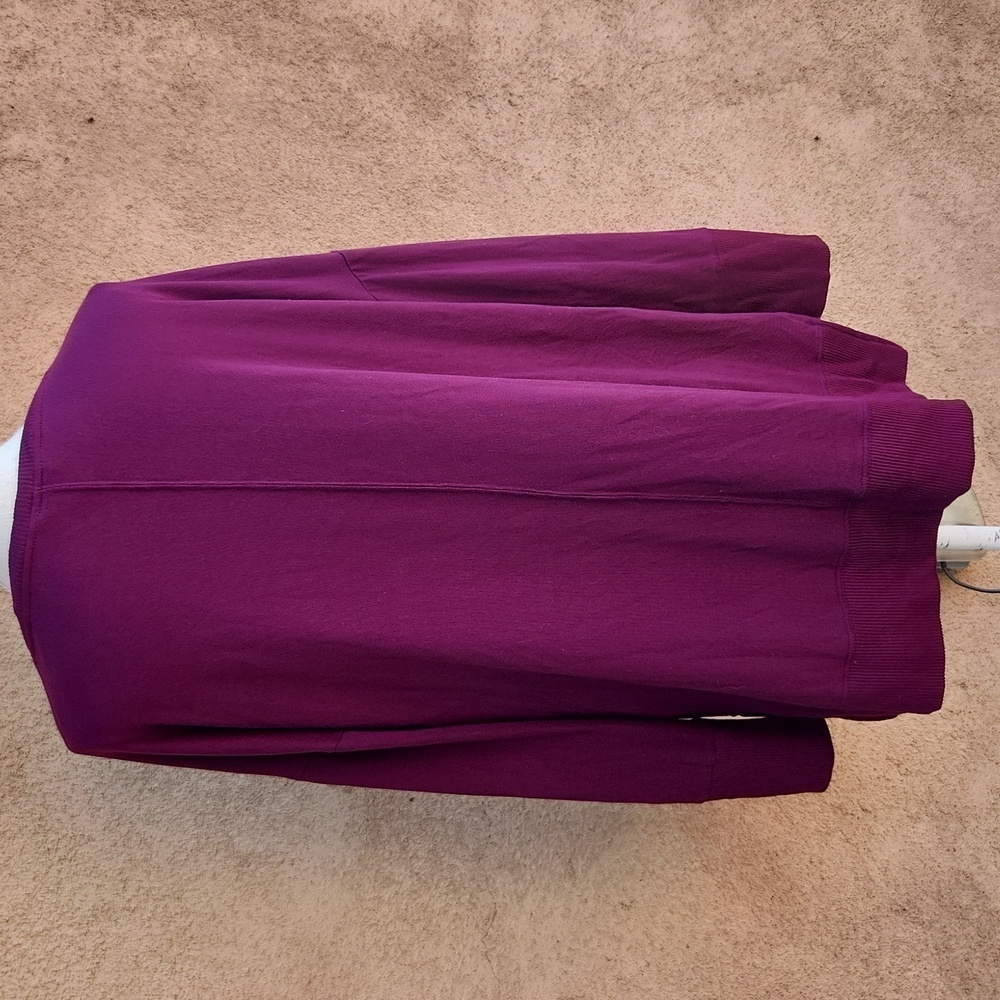 Time and Tru Textured Scoop Neck High-low Hem Slouchy Chunky Sweater - Picture 4 of 9